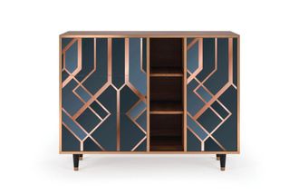 StoryZ Aparador azul-verde 3 cajones y 1 puerta L 125 cm