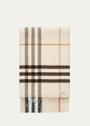 Burberry Check Cashmere Scarf