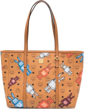 MCM Logo-print Tote Bag