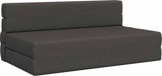 vidaXL Sof&aacute; Cama Plegable Gris Oscuro 152 X 86,5 X 60 Cm Tela Vidaxl