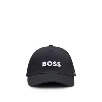 BOSS Kids cotton-twill cap with logo