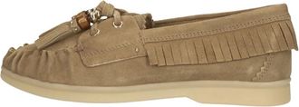 Notre-V Schoenen, Dames, Beige, 36 EU, Leer, Zalama-31 Loafers