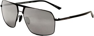 Porsche Design Mens 65mm Black Sunglasses