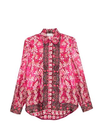 Pierre-Louis Mascia Pink Print Shirt
