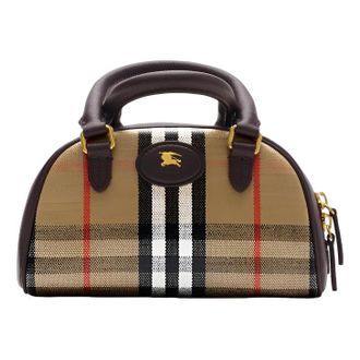 Burberry (WMNS) Burberry Mini Highlands Bowling Bag Sand Beige 81152811