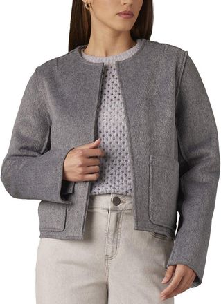 Wit & Wisdom Wit & Wisdom Wool-Blend Crop Coat