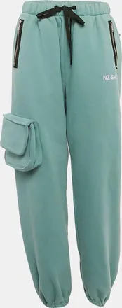 Natasha Zinko Blue Cotton Blend Jogger Sweatpants