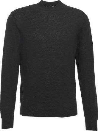 Gender High Collar Slim-Fit Knit Sweater In Fabric