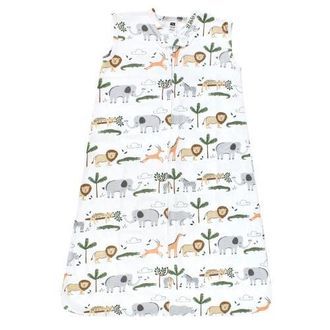 Hudson Baby Cotton Sleeveless Wearable Sleep Sack, Sack, Blanket in Safari Life at Nordstrom