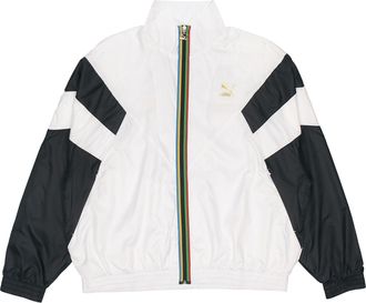 Puma Bronzing Printing Casual Sports Jacket White 597610-02