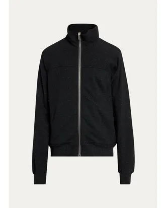 Rick Owens Mens High Neck Full-Zip Jacket
