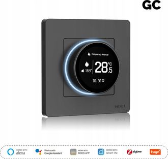 Moe's Termostato Moes Zht-sr-gc-gy-ms Programable Bloqueo Infantil