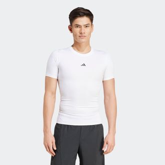 adidas T-Shirt ADIDAS PERFORMANCE TF TEE, Herren, Gr. 3XL, weiss (wei&szlig;), Obermaterial: 83% Polyester, 17% Elasthan, Shirts T-Shirt