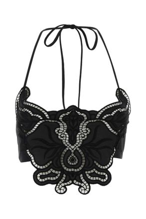 Blumarine Black Butterfly Top