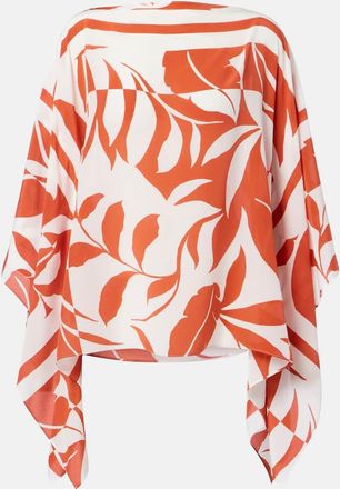 Max Mara Blusa Tambuto in seta con stampa
