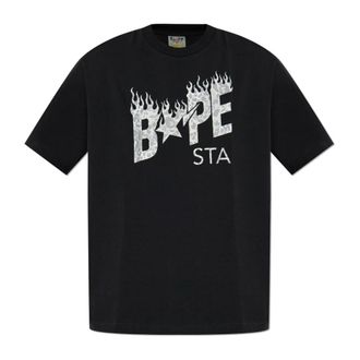 A Bathing Ape A Bathing Ape, Uomo, Top, Nero, L, new