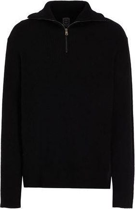 8 by YOOX WOOL BLEND RIB-KNIT FULL-ZIP JUMPER