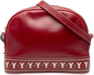 Saint Laurent Pre-owned Shoulder Bags, female, Red, Size: ONE SIZE Pre-owned Leather Shoulder Bag