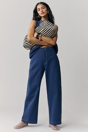 Maeve Curve Puddle Pants