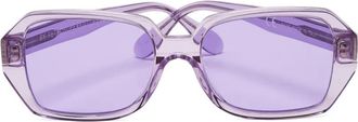 Le Specs Occhiali da sole Petit Panthere ovali - Viola