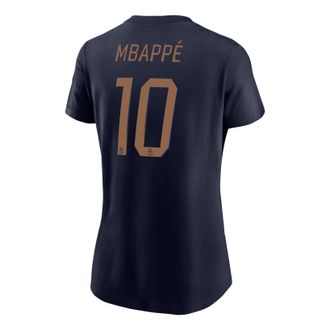 Nike (WMNS) Nike Kylian Mbapp&eacute; FFF T-Shirt College Navy W11942P376FNKM-NVY