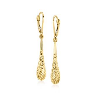 Canaria Canaria 10kt Yellow Gold Teardrop Earrings
