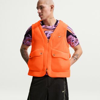 Nike Mens Project F.R.O.G. Bubble Pod Vest in Orange | II2487-803