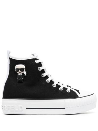 Karl Lagerfeld Kampus Max Karl Ikonik sneakers - Zwart