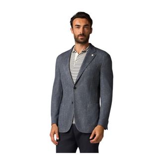 Brooks Brothers Jassen, Heren, Blauw, 2Xl, Katoen, Katoenen Jersey Blazer