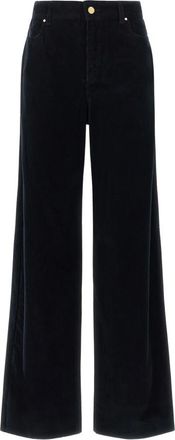 Max Mara Broeken - Dames - Wijde Broeken - Blauw - XS - Broeken