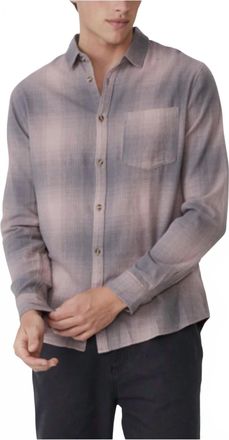 Cotton On Camden Long Sleeve Shirt In Faded Pink Check