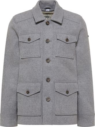 Dreimaster Dreimaster Tussenjas gemaakt van een wolmix tuxe Heren grijs melange