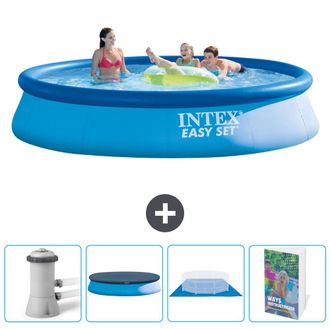 Intex Piscina Easy Set Redonda - 396x84 Cm - 5-piezas Scb101