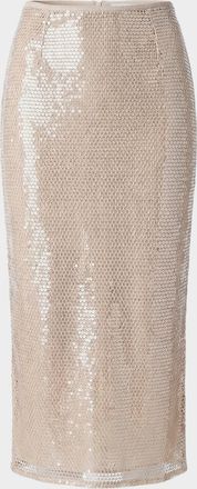 Toccin Leilani Sequined Pencil Skirt