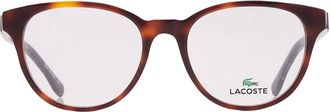 Lacoste Demo Round Ladies Eyeglasses L2834 214 52