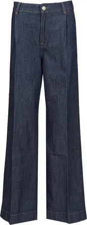 7 For All Mankind Halona Wide Leg Jeans - female - 7 For All Mankind - Wide Jeans - Blue - W30 - Jeans