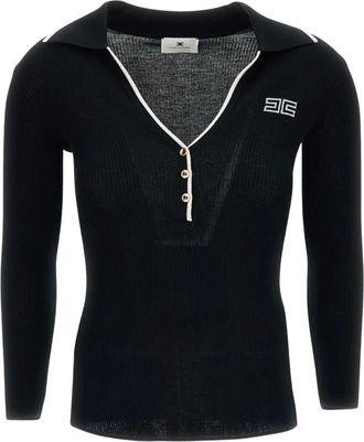 Elisabetta Franchi Donna, Maglie, Nero, L, new