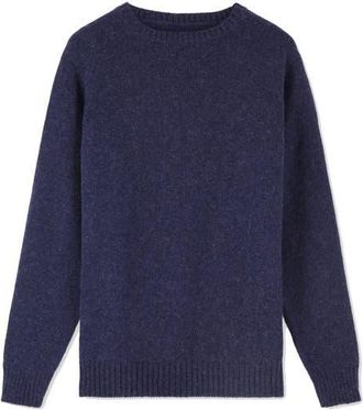 Fortela Alpaca Crew Neck Sweater in Blue at Nordstrom, Size Large Eu