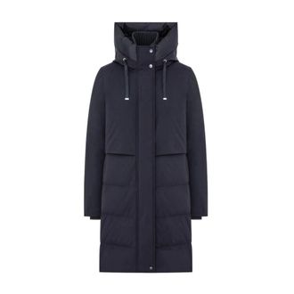 Duno Dames, Mantels, Blauw, Maat: M Poliester