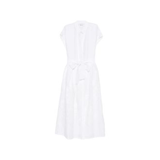 Eleventy Abito chemisier - female - Eleventy - Midi Dresses - White - M - Dresses