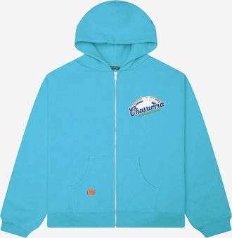 Willy Chavarria Mens Sweatshirt Cotton Light Blue Sweatshirts Sweater