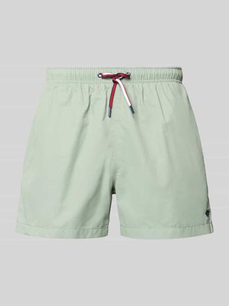 Mc Neal Badehose mit elastischem Bund und Tunnelzug in Metallic Gruen, Gr&ouml;&szlig;e XXL