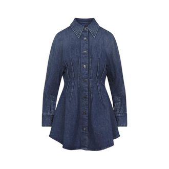 Givenchy Blue Denim Cocoon Dress