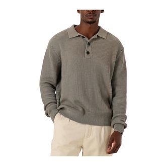 Butcher of Blue Truien & Vesten, Heren, Groen, XL, Groene Galway Polo Sweater