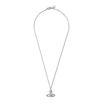 Vivienne Westwood Necklaces, female, Gray, Size: ONE SIZE Agnatha Bas Relief Pendant Necklace