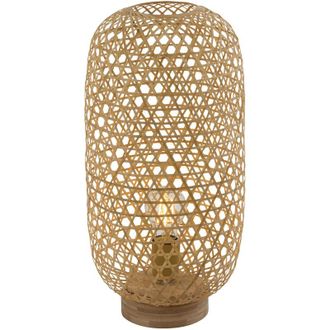 Globo Lighting L&aacute;mpara De Mesa - Mirena - Natural - Bamb&uacute; - &Oslash; 22cm - E27