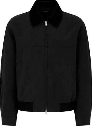 STUDIO TOMBOY Bomber con zip - Nero