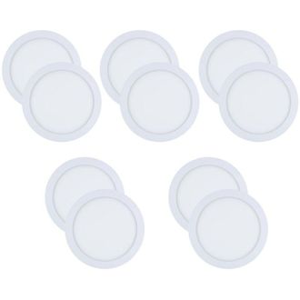 Forlight Forlight - Easy Circular - 10 Downlights Con Led Integrado 4000k Para Iluminar Hacia Abajo On/off &Oslash;30cm Color Blanco