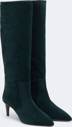 PARIS TEXAS Stiletto suede knee-high boots