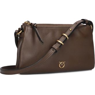 Pinko Pinko, Dames, Tassen, Bruin, Maat: ONE Size Wol